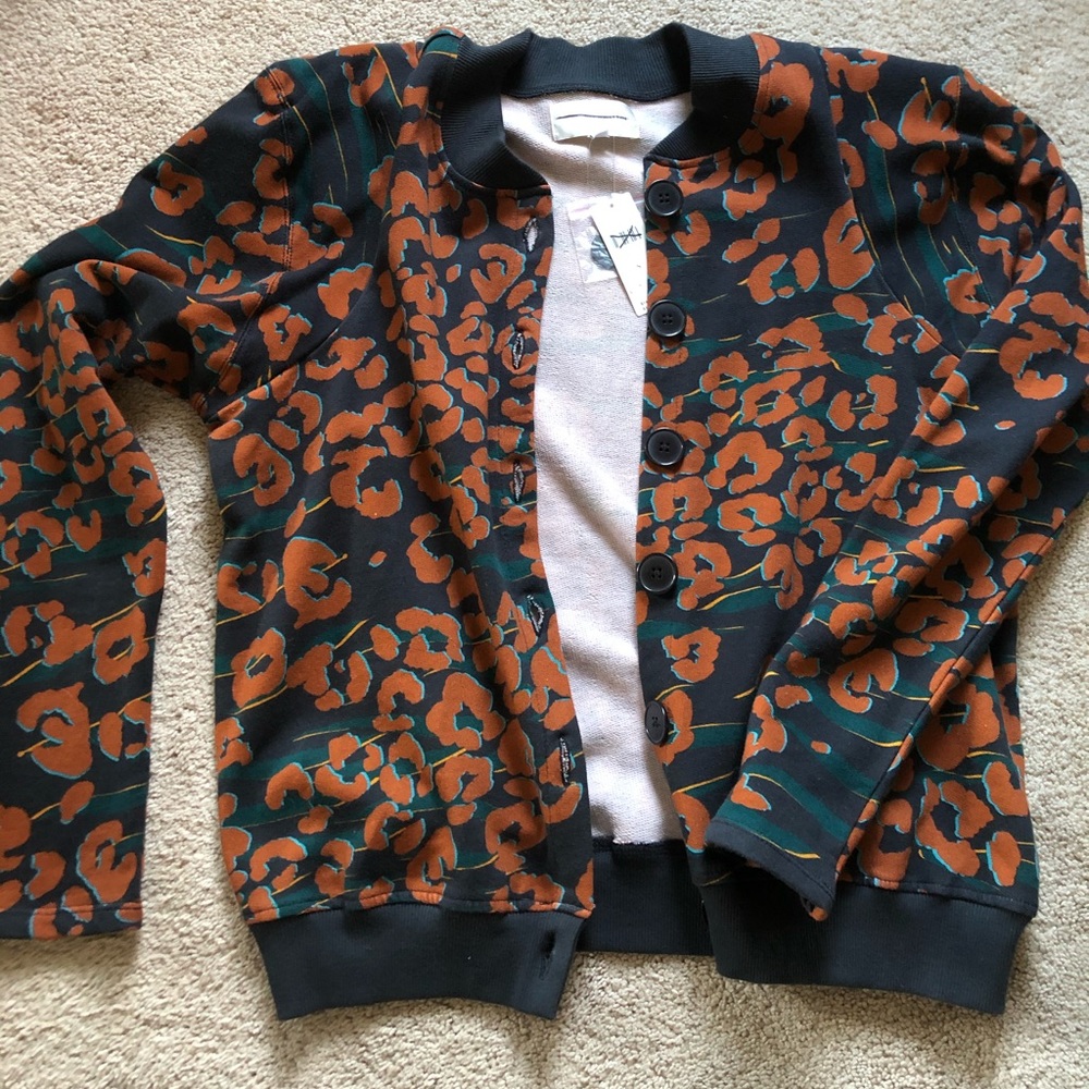 Corey Lynn Calter Floral Padded Cardigan- NWT